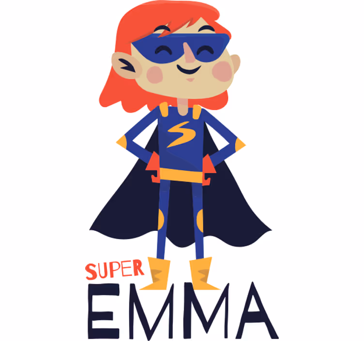 Roleta super hrdina osobní superhrdinka - TenStickers