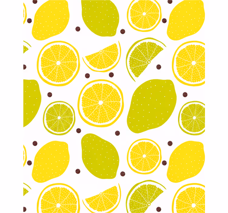 Roleta hlavní místnost 120x250 vzor citrusů - TenStickers