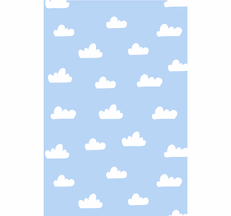 Modrá obloha cloud roleta - TenStickers