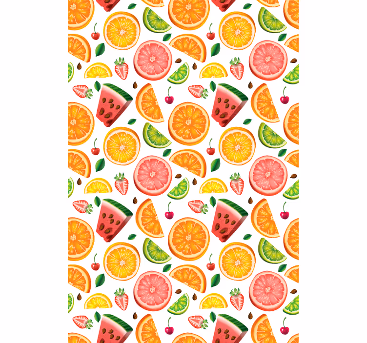 Citrusový meloun vzor Roleta ovoce a zeleninu - TenStickers