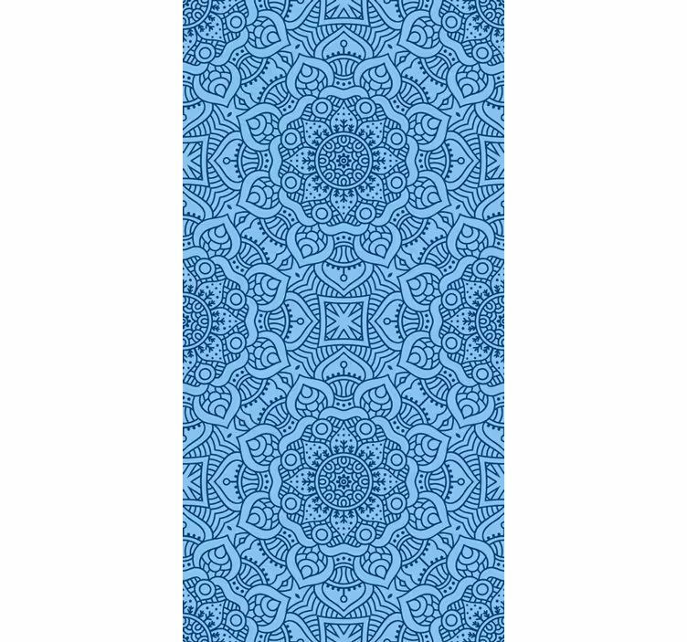 Modrá mandala zen témaroleta - TenStickers