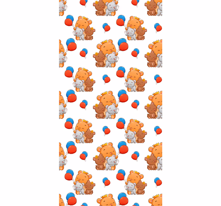 Vzor přátelští medvědi Roleta Bebé - TenStickers