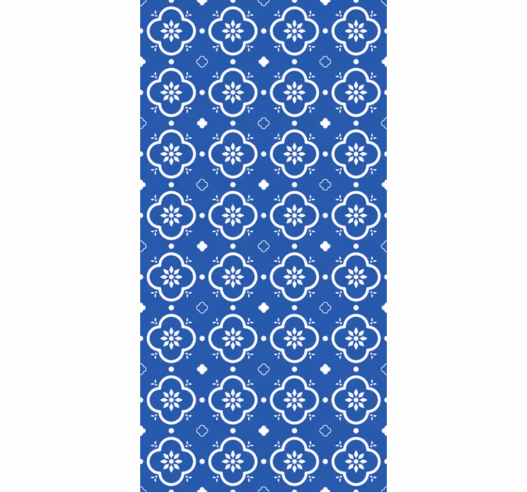 Květinový geometrický vzor Roleta - TenStickers