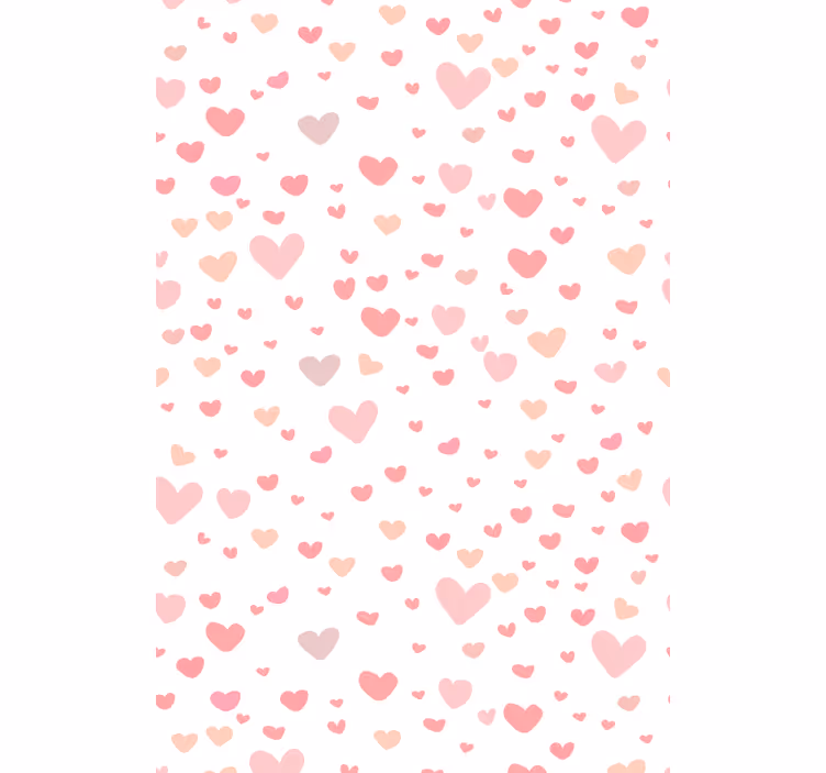 Růžové srdce romantickároleta - TenStickers
