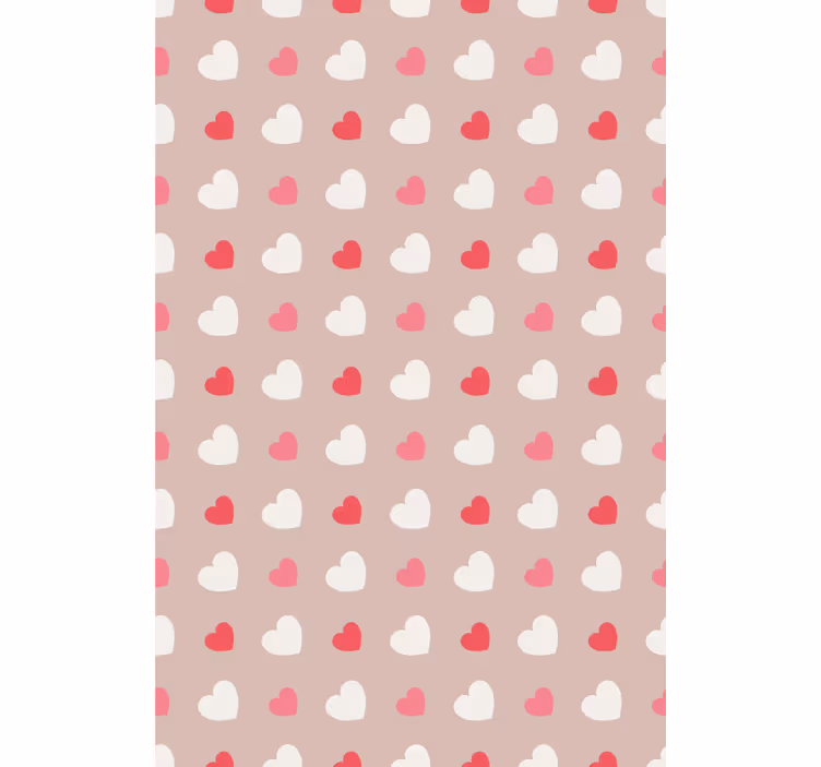 Malý vzor srdce romantickároleta - TenStickers