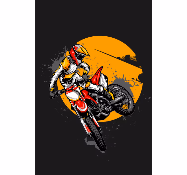 Motorka zábava sportovníroleta - TenStickers
