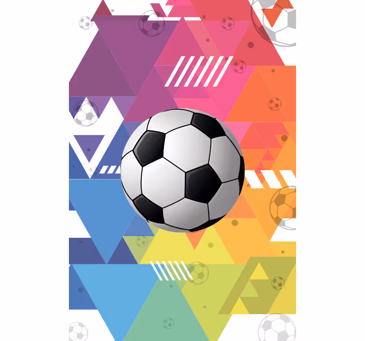 Vícebarevné geometrické koule sportovní nevidomé - TenStickers