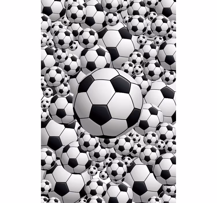 Bodování bílých fotbalových sportovních roletych - TenStickers