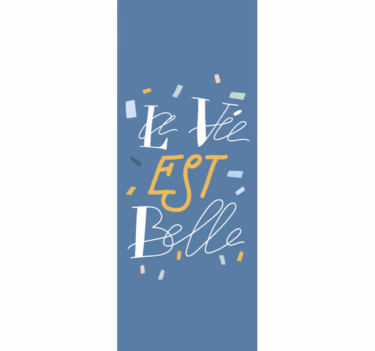 Elegantní textová ložniceroleta - TenStickers