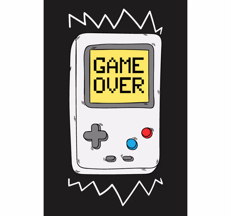Retro konzole geek roleta - TenStickers