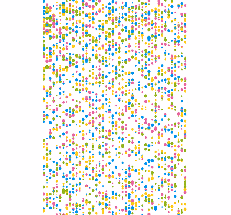 Vícebarevné tečky design dětské nevidomé - TenStickers