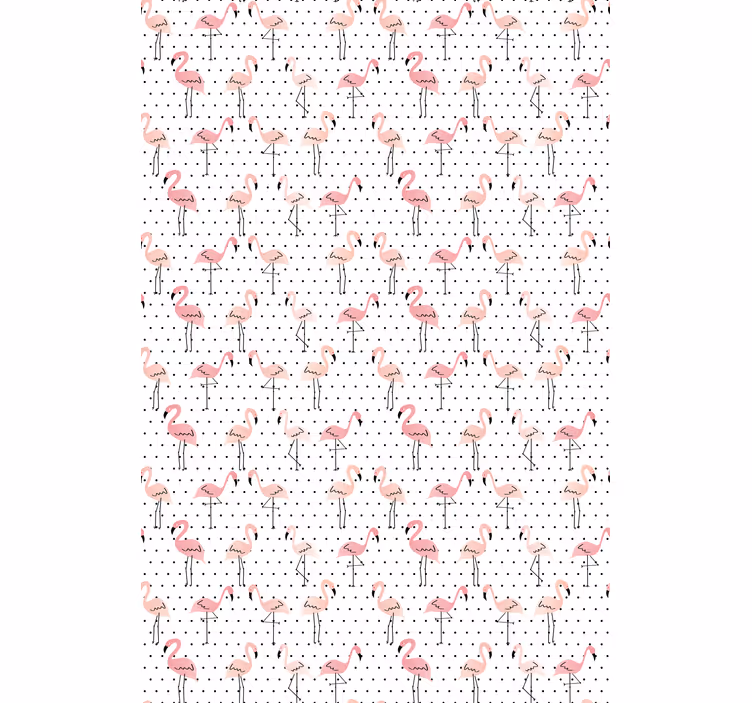Vzor plameňáků zvířecí roleta - TenStickers