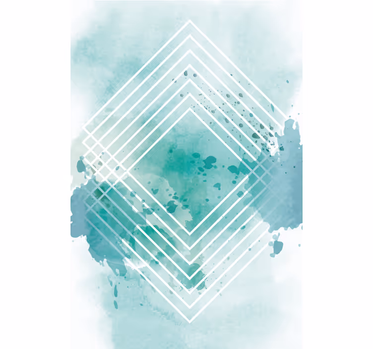 Geometrický akvarel vzor Moderní roleta - TenStickers