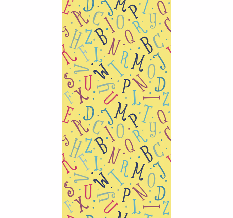 Dětskároleta barevná písmena - TenStickers
