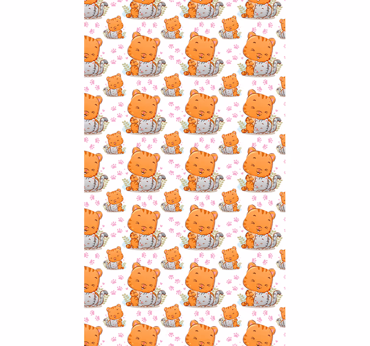 Dětské kočičí vzory Roleta děti - TenStickers
