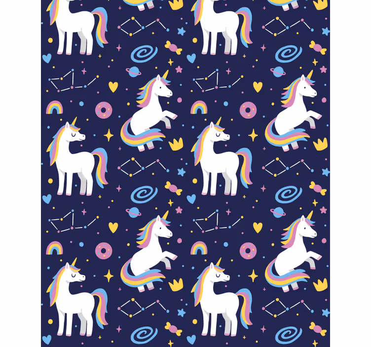 Fantasy téma jednorožec Roleta - TenStickers