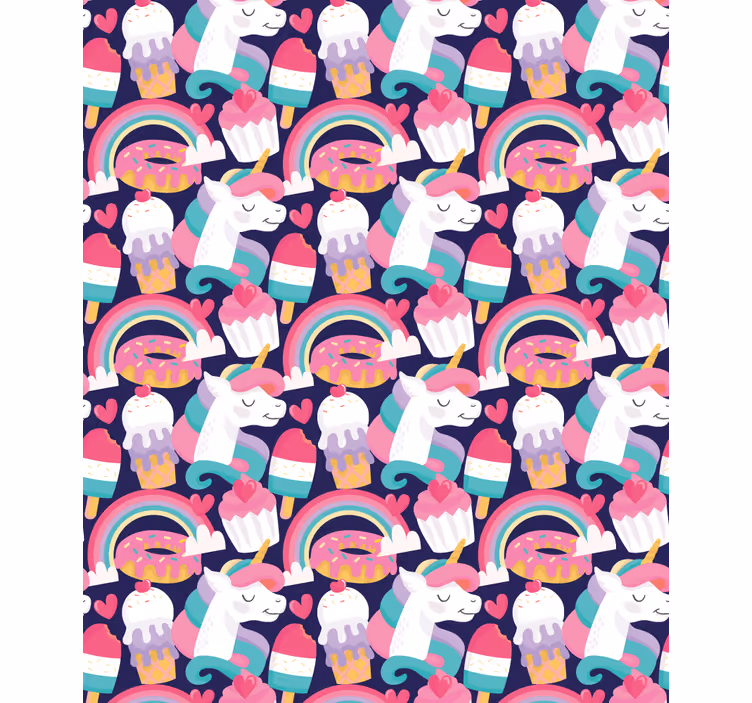 Kouzelné stvoření vzor Zábavní roleta - TenStickers