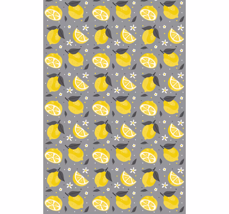 Citron plátek vzor Roleta ovoce a zeleninu - TenStickers