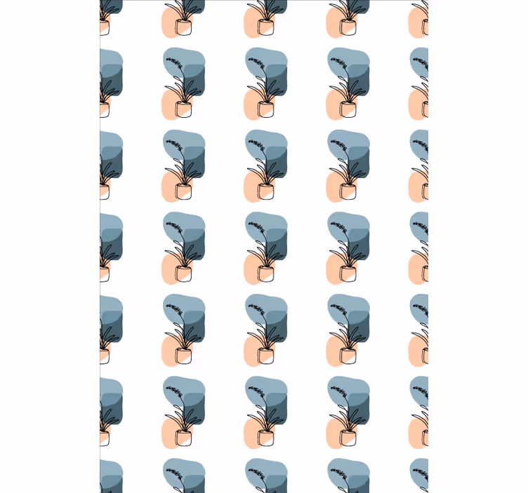 Minimalistický design orchidejí Květinová roleta - TenStickers