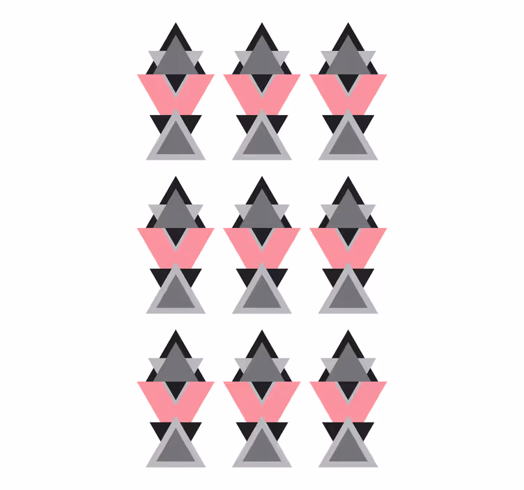 Geometrické trojúhelníkové tvary Moderní roleta - TenStickers