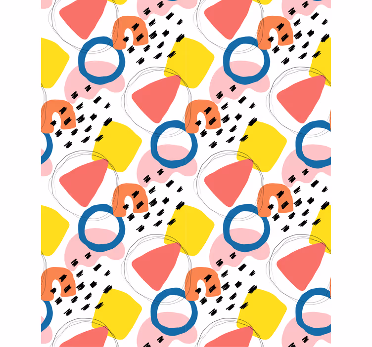 Malba umění geometrický vzorroleta malba - TenStickers