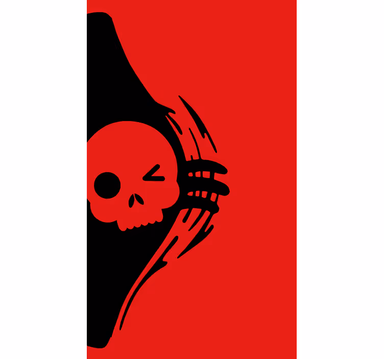 Design znaku lebky Roleta Geek - TenStickers
