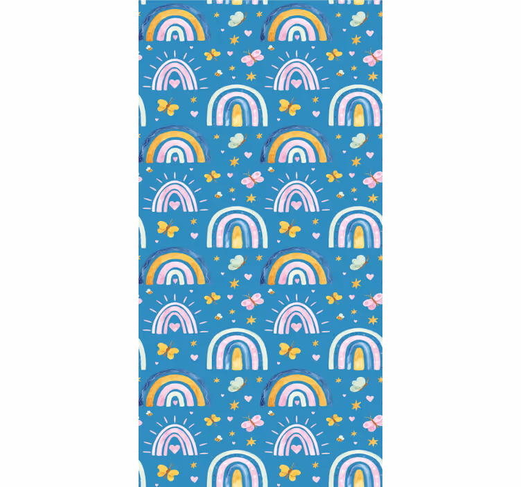 Design duhových motýlů Roleta děti - TenStickers