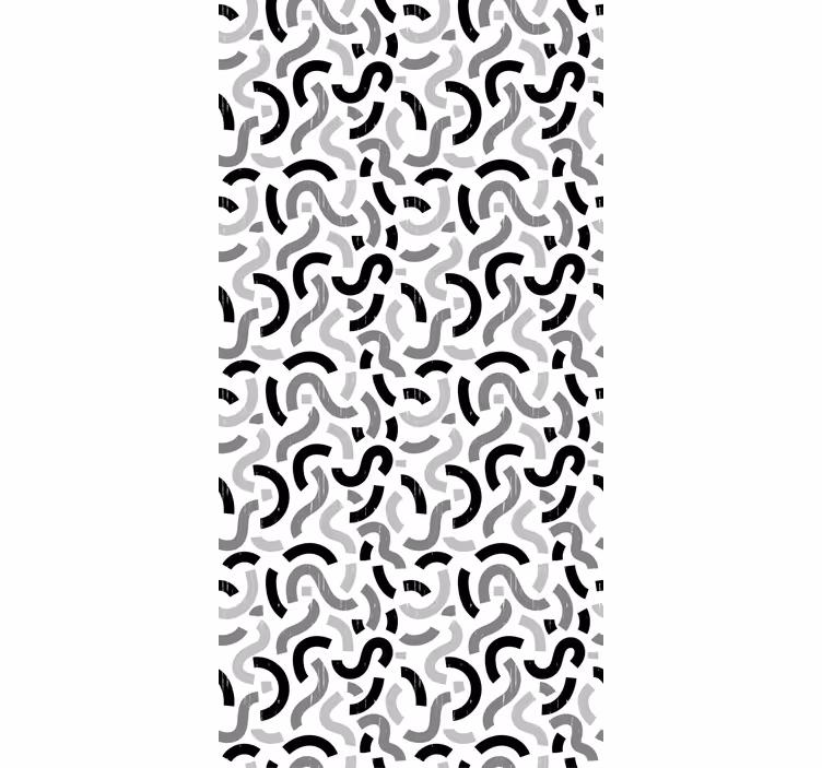 Abstraktní křivky vzory Roleta textura a vzor - TenStickers