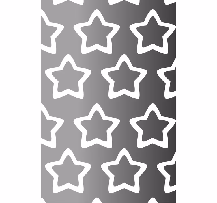 Metal star gradient modern blind - TenStickers