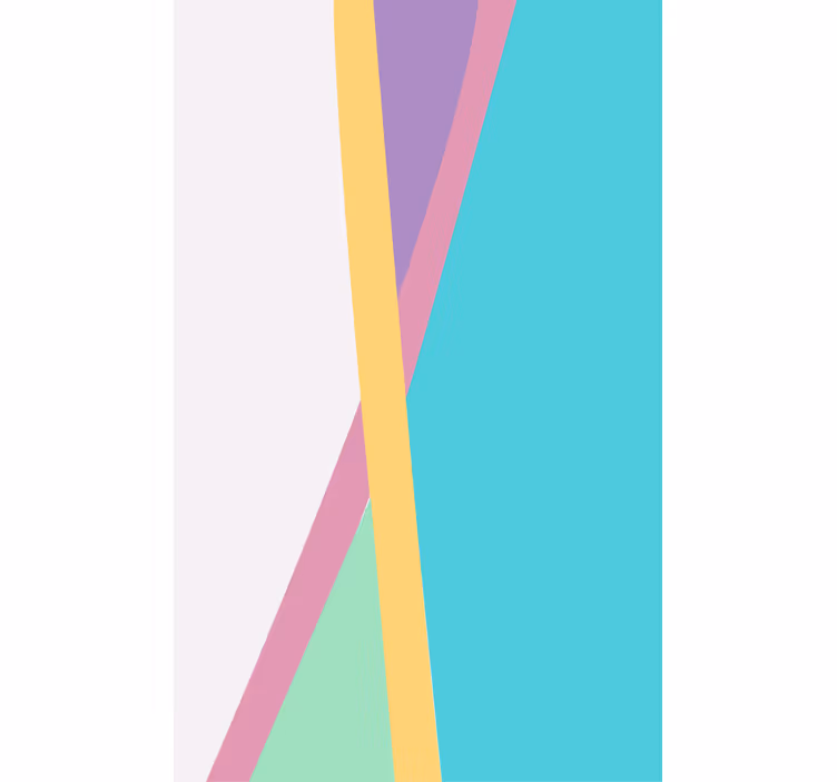 Geometrické barevné vzory Moderní roleta - TenStickers