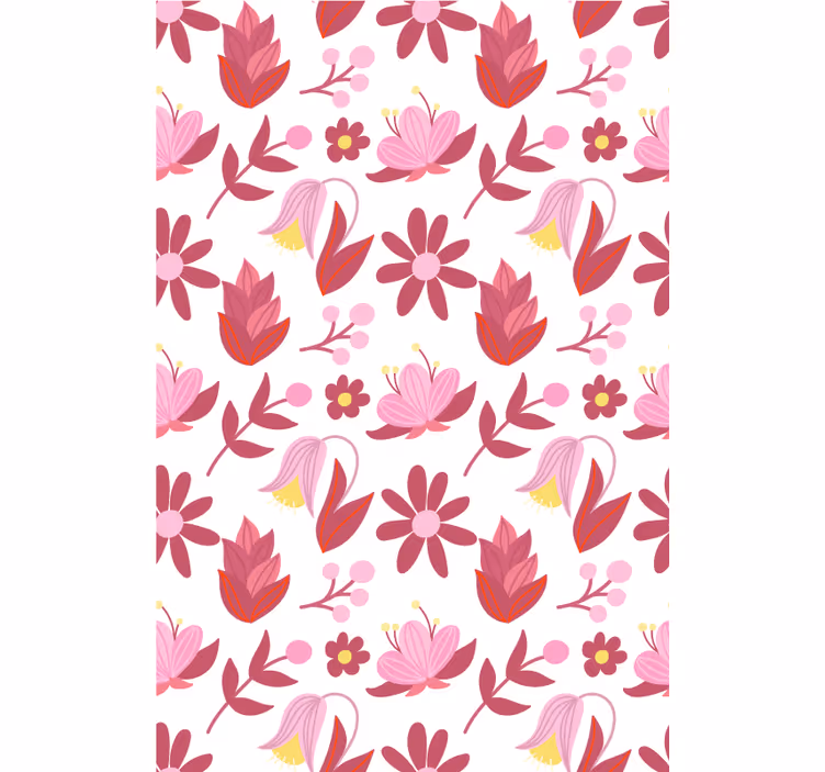 Roleta květiny a rostliny s květinovým vzorem - TenStickers