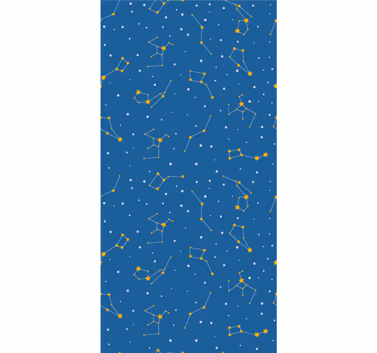 Souhvězdí na obloze grafické dětskéroleta - TenStickers