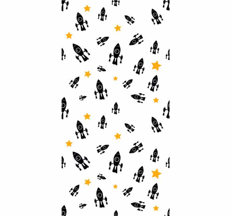 Dobrodružství raketové hvězdy Roleta Geek - TenStickers