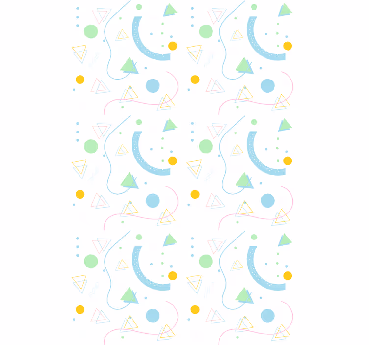 Pole geometrických tvarů Moderní roleta - TenStickers