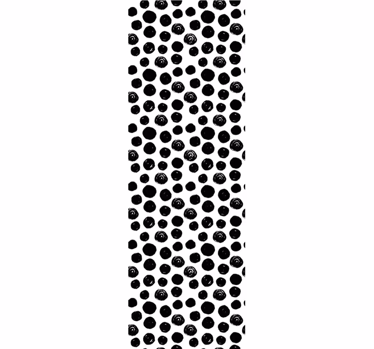Tečkované černé vzory Roleta textura a vzor - TenStickers