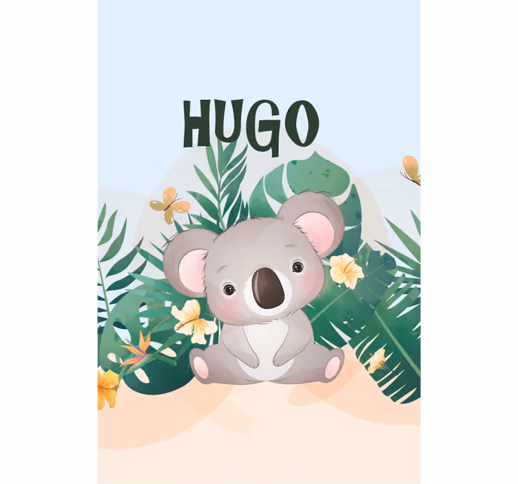 Ilustrace plyšové koaly zvířecí roleta - TenStickers