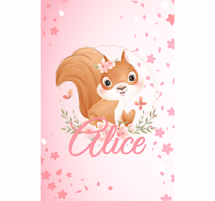 Veverka se jménem Roleta děti - TenStickers