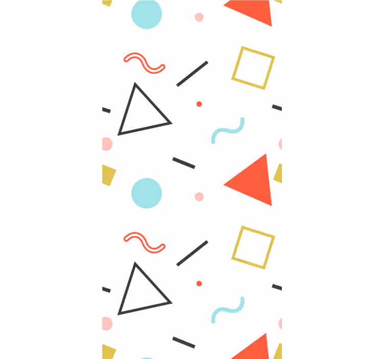 Minimalistické geometrické tvary Moderní roleta - TenStickers