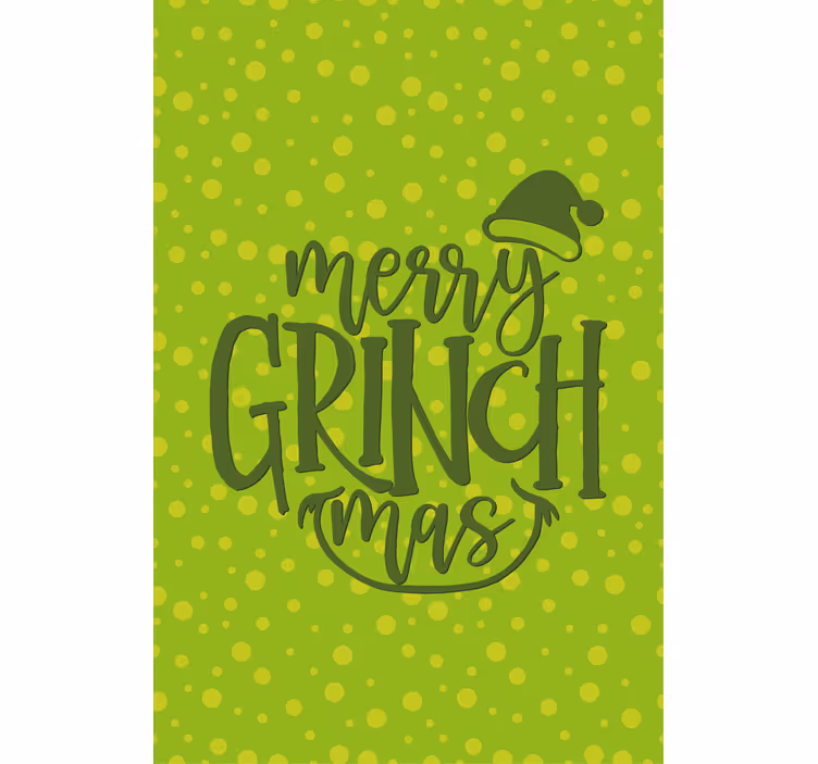 Veselé grinchmas fandit Roleta s textem - TenStickers
