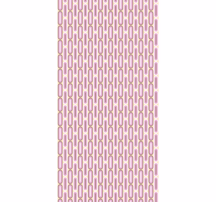 Retro růžové oblouky Roletový rok - TenStickers