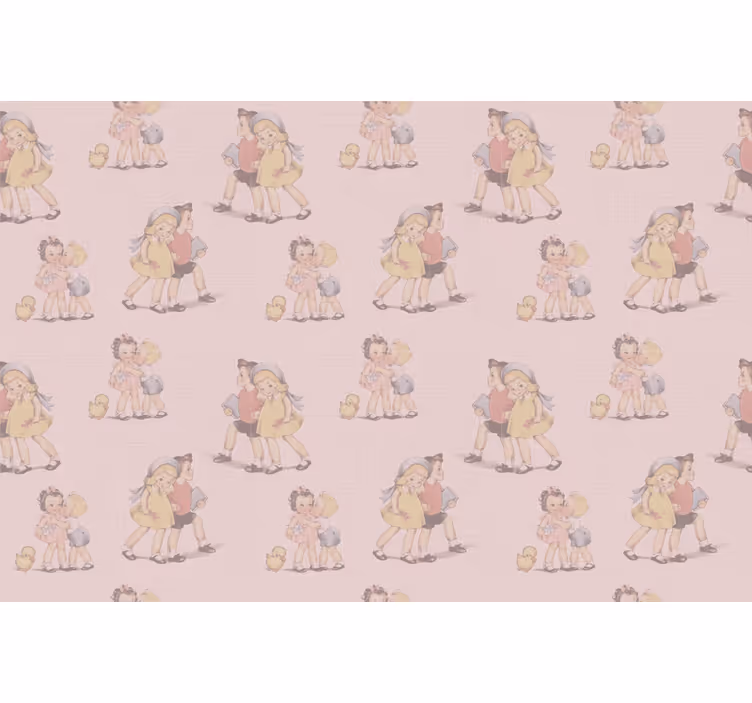 Děti si spolu hrají Originální roleta - TenStickers
