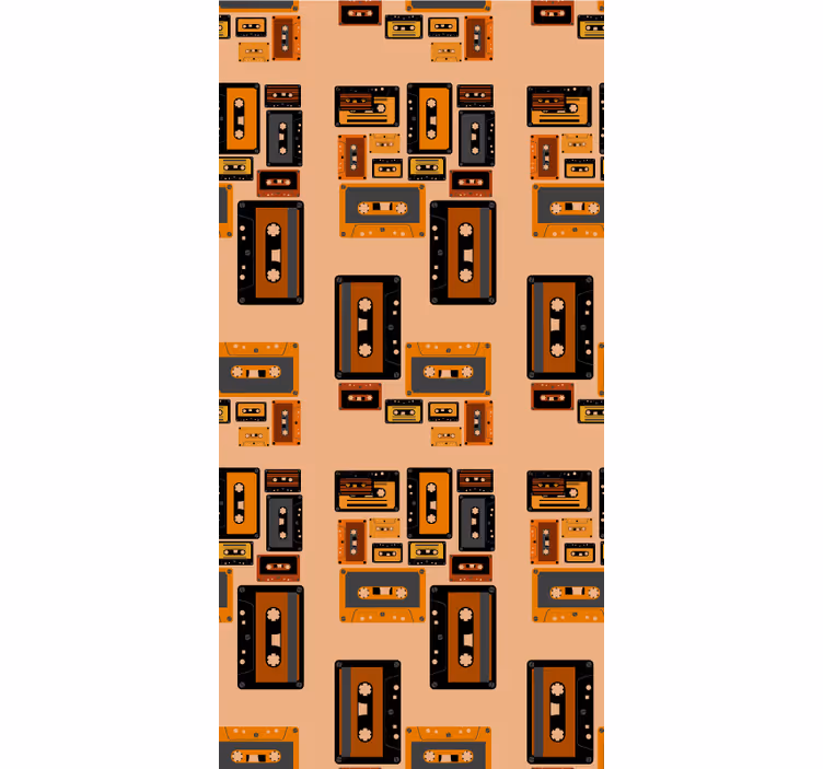 Retro kazety Roletový rok - TenStickers