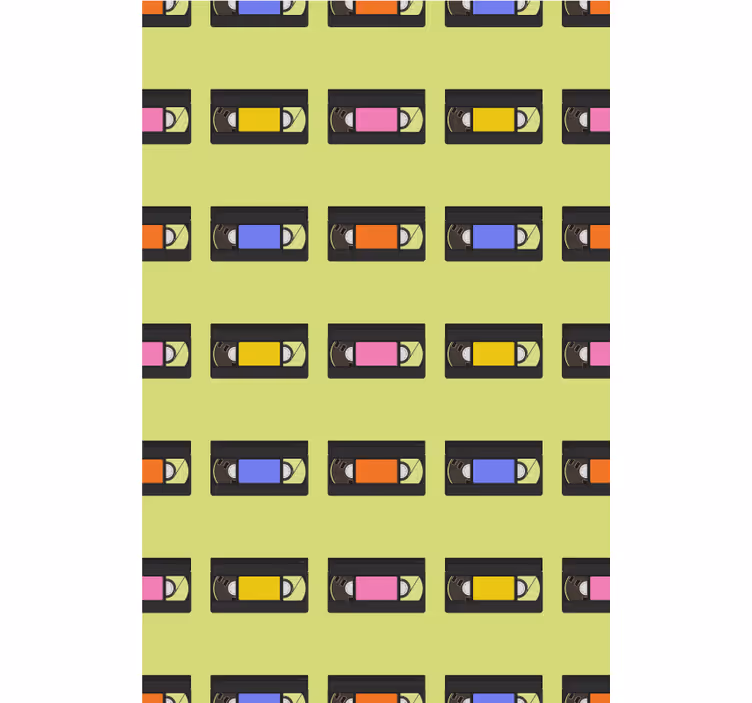 Retro videokazety Roleta Geek - TenStickers
