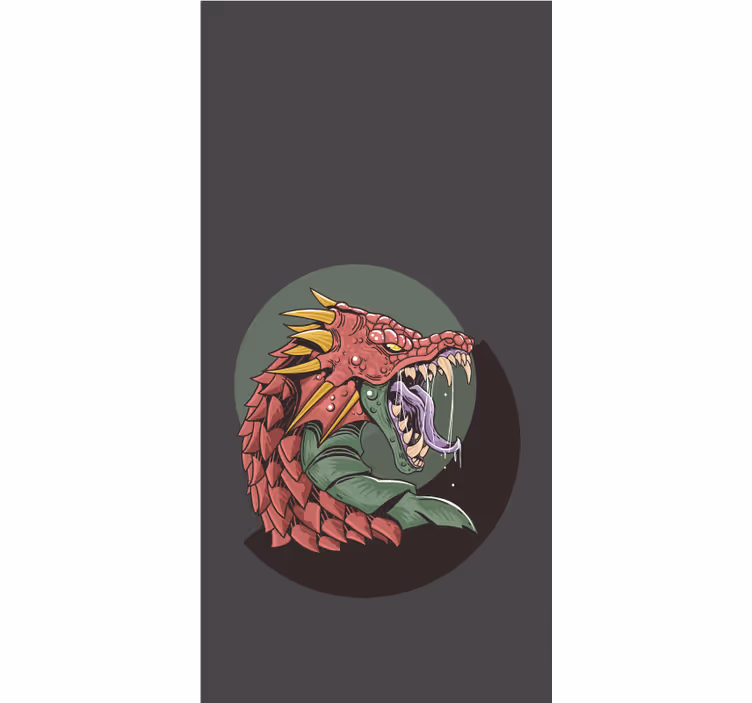 Divoká dračí hlava Roleta Geek - TenStickers