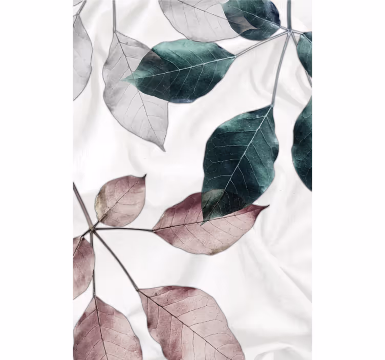 Listové botanické téma Roleta do obývacího pokoje - TenStickers