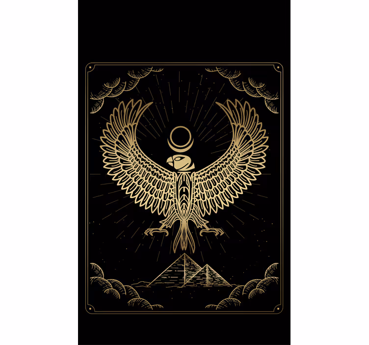 Egyptský bůh slunce „horus“ elegantní roleta - TenStickers