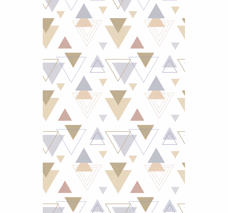 Geometrický trojúhelník hlavní ložnice roleta - TenStickers
