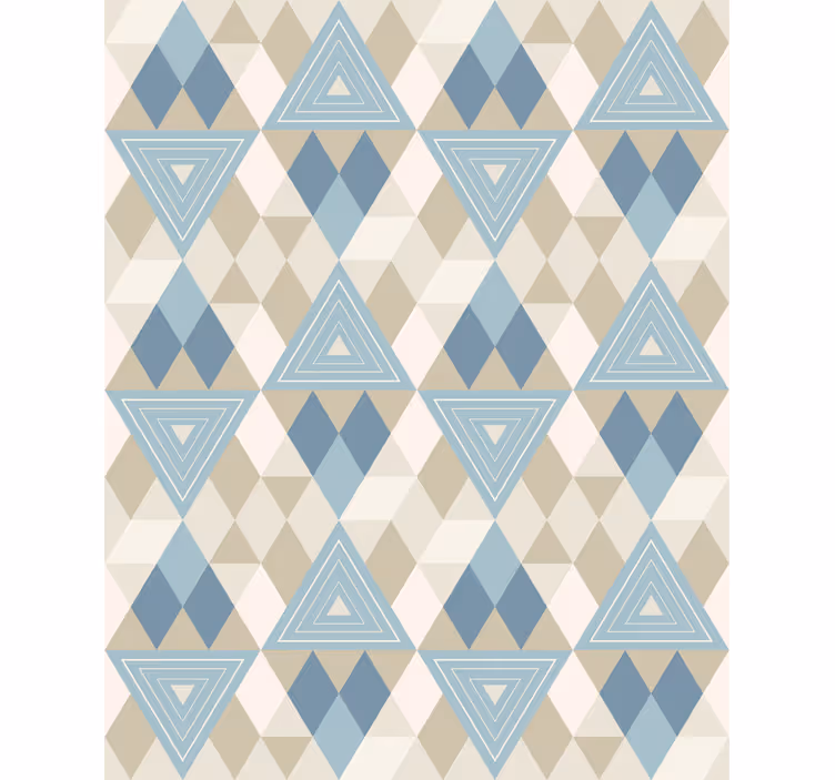 Geometrické trojúhelníky vzor Moderní roleta - TenStickers