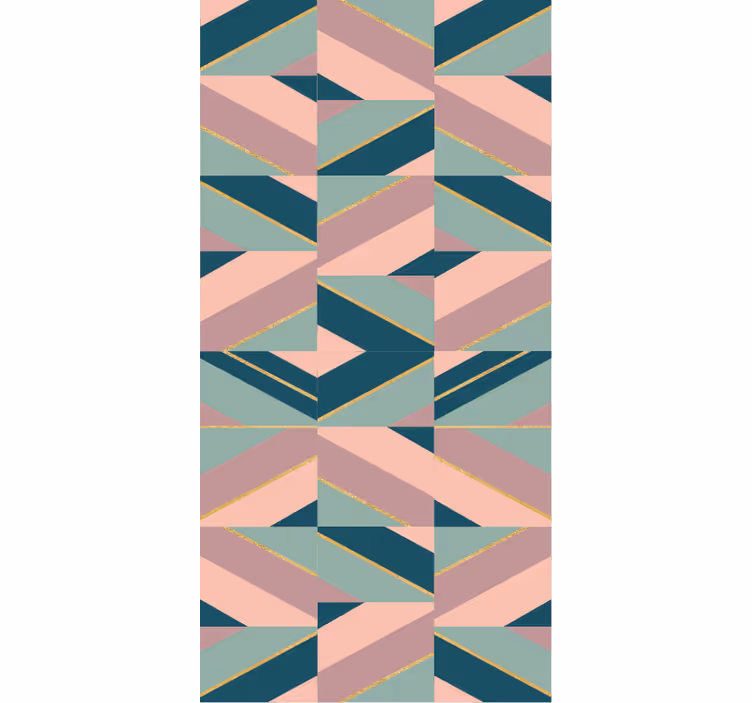 Abstraktní geometrický motiv Moderní roleta - TenStickers