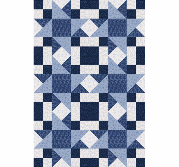 Patchwork geometrické vzory Roleta textura a vzor - TenStickers